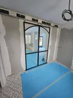 Fabrication sur mesure de porte verrière thermolaqué (7webp