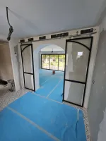 Fabrication sur mesure de porte verrière thermolaqué (2webp