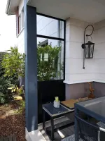 Conception et réalisation de verrières coupe vent sur Audenge (6webp