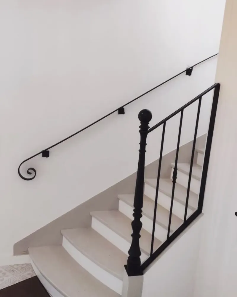 Garde corps et main courante fabriqué sur mesure en acier forgé au Teich (1webp